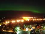 A photo of the Northern Lights in Uppsala, by Amy Jackson (Law 2005)