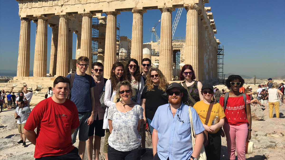 students on a trip
