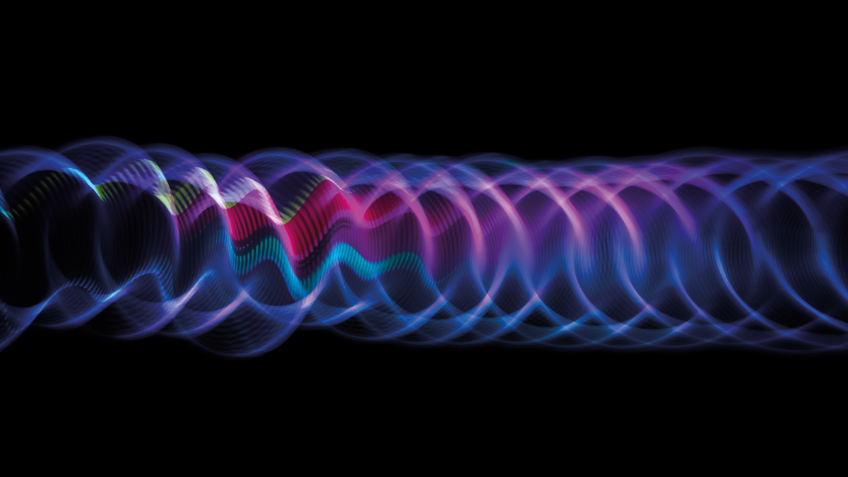  Soundwave in rainbow colour